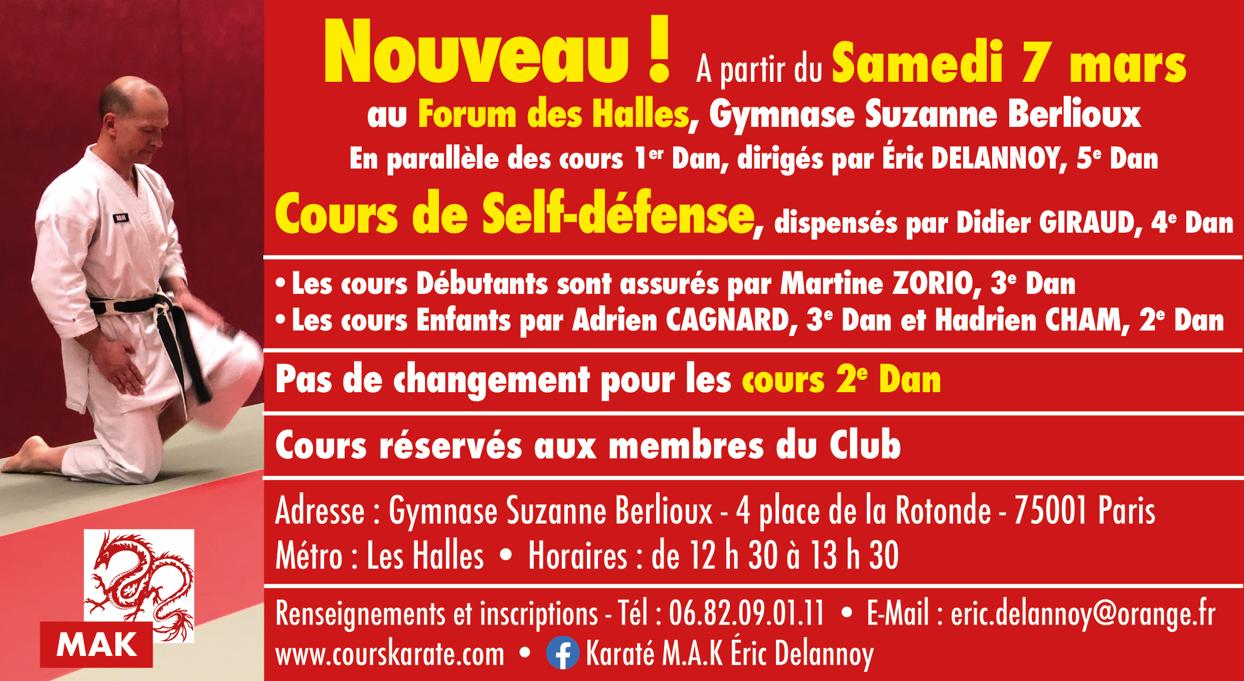 Cours self defense paris